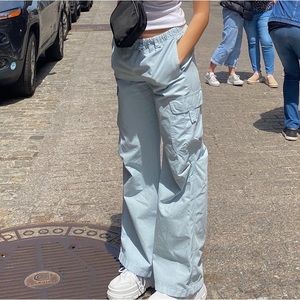 Light Blue Cargo Pants